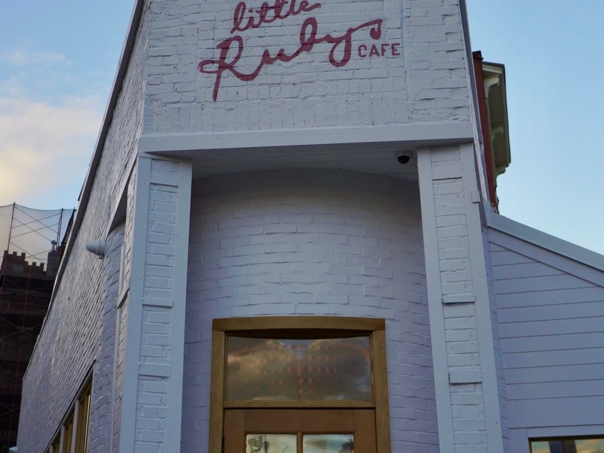 An independent cafe with clear, confident signage
