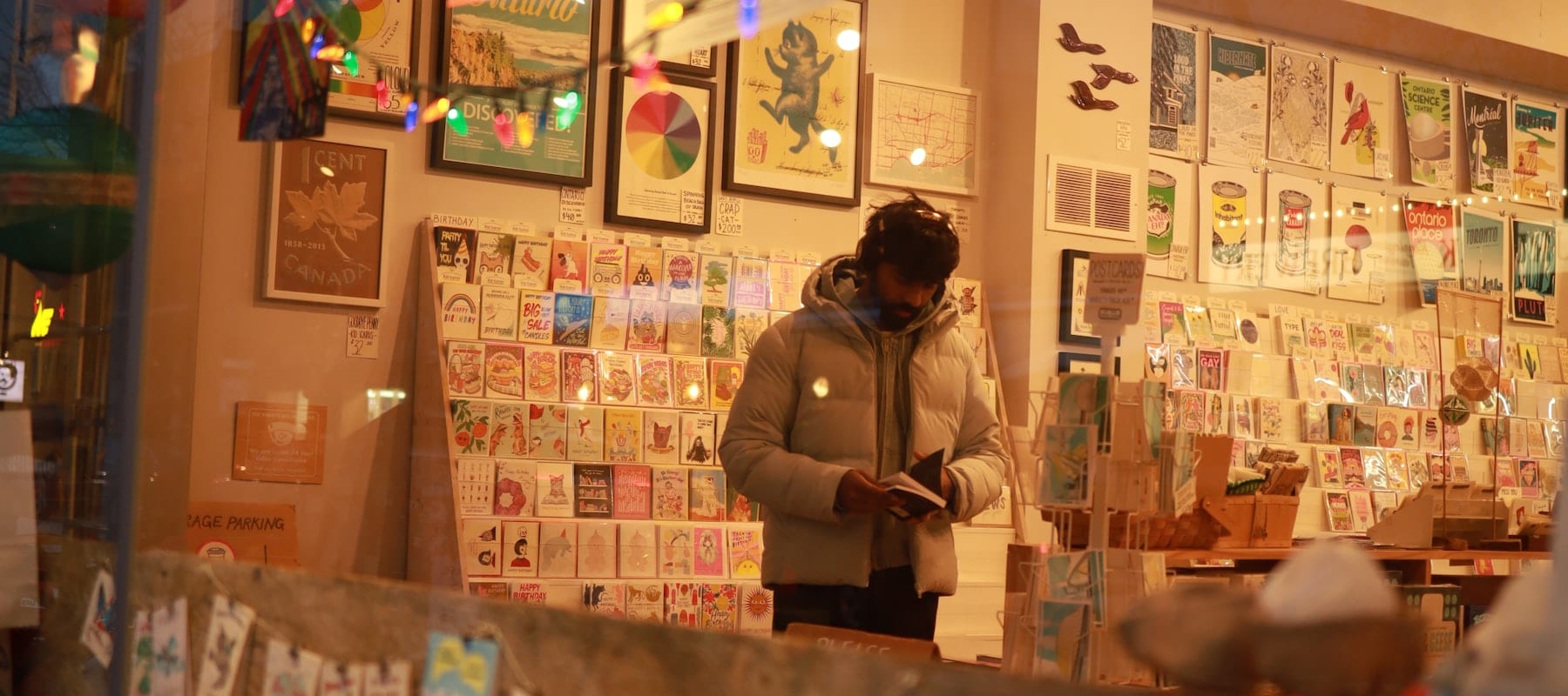 Inside an independent shop
